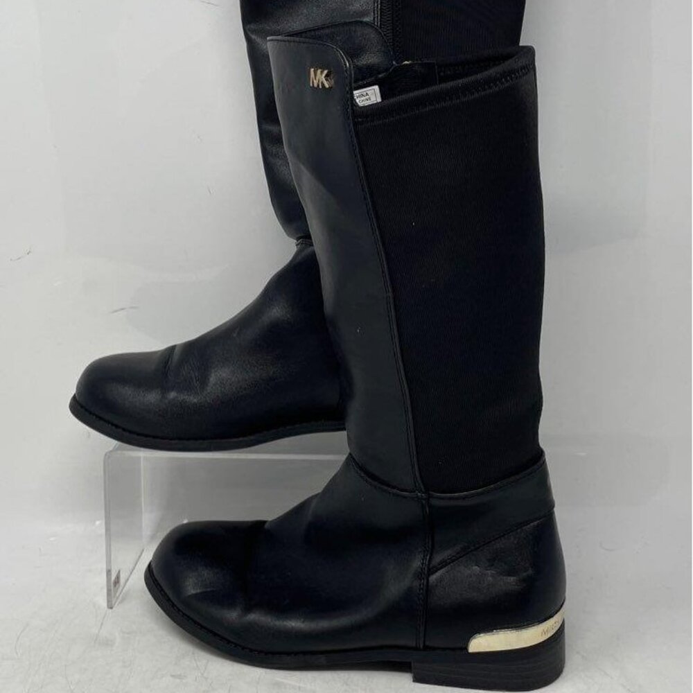 NEW Michael Kors Leather & Polyester Boots-Calf High size 4
